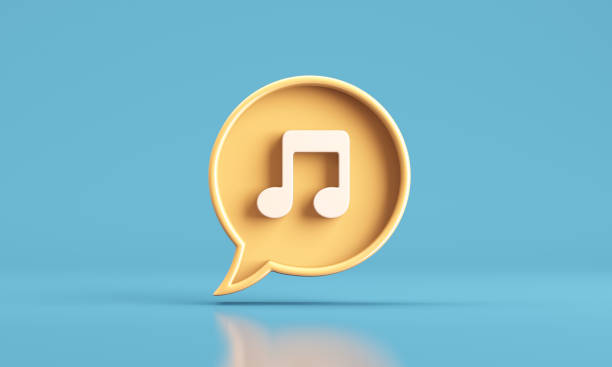 istock Speech bubble with music sign icon 1835373725