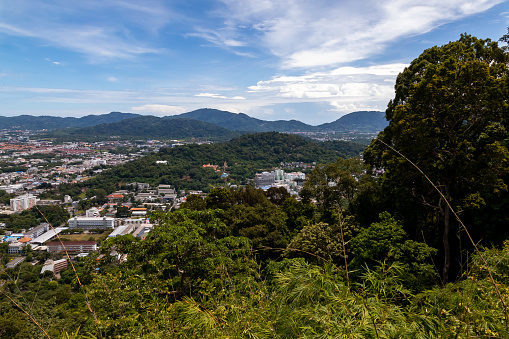 View from the Monkey Hill site.\nRang Hill has the Royal Radio Station, the famous Wat Khao Rang Samakkhitham temple, as well as interesting bars, restaurants and a sports town.