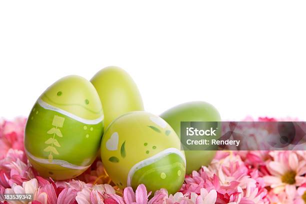Uova Di Pasqua - Fotografie stock e altre immagini di Bocciolo - Bocciolo, Brillante, Colore verde