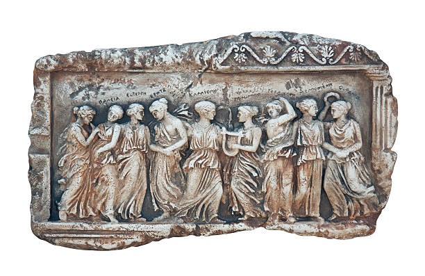 앤시언트 풍경과 on 대리석 - ancient greece 뉴스 사진 이미지