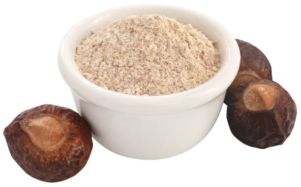 istock Sapindus mukorossi with powder 1835397109