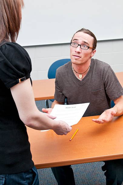 istock College/university student getting a bad grade on the test (I) 183539815