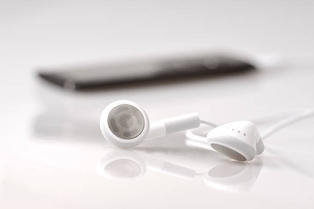 istock Headphones and MP3 player 183540015