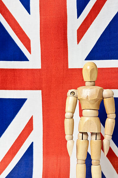 istock Person with UK Flag 183541345