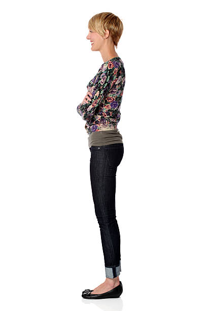 istock Woman standing with arms crossed 183541432