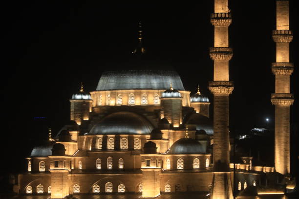 istock Mosque photo taken in the evening 1835432355