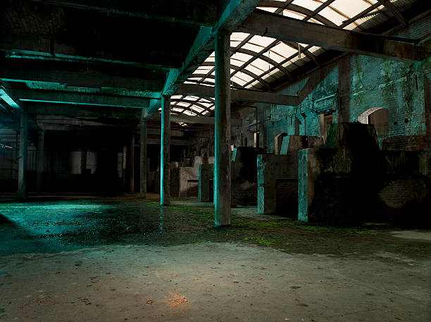 istock Old abandoned factory 183543609