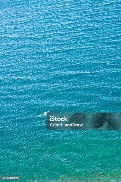 Vista Aérea Do Mar - Fotografias de stock e mais imagens de Abstrato - Abstrato, Azul, Azul Real