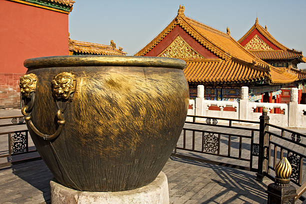 istock Water pot in the Forbidden City. Beijing. 183547745
