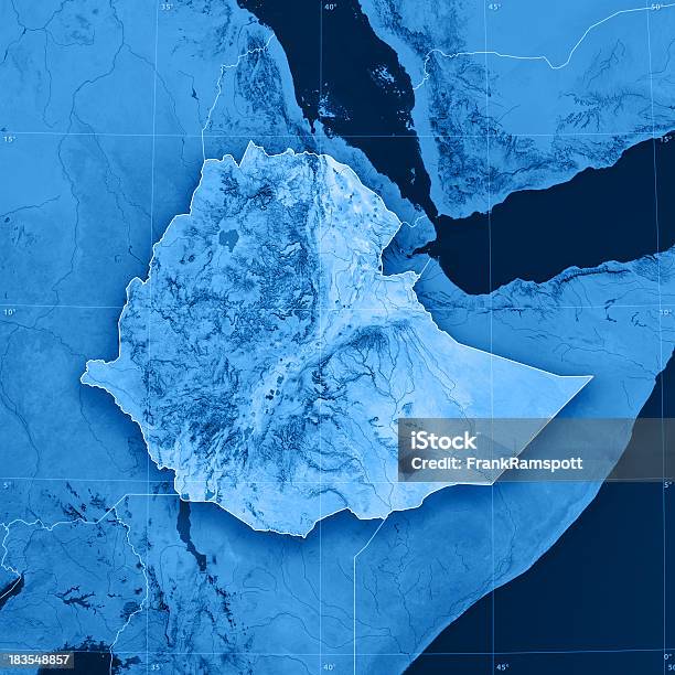 エチオピア Topographic マップ - 地図のストックフォトや画像を多数ご用意 - 地図, エチオピア, 地質学