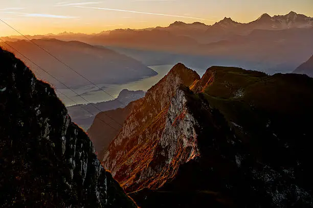 Sunrise on the Stockhorn