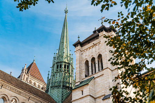 Saint Pierre Cathedral in Geneva, Switzerland.