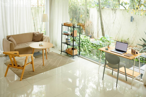 istock Cozy Modern Living Room 1835530510