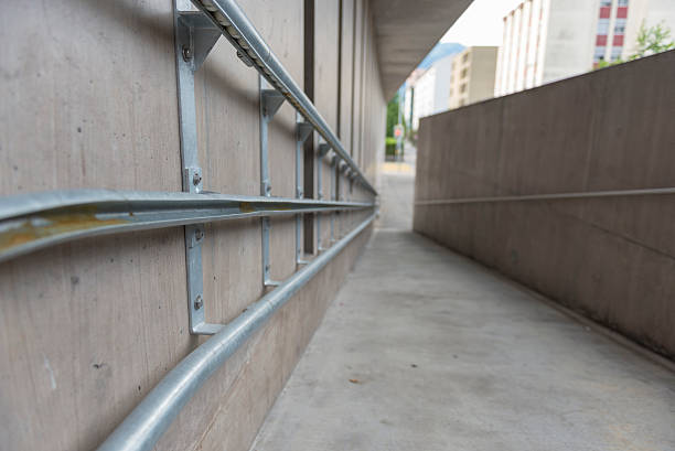 istock Ramp for wheelchair 183557884