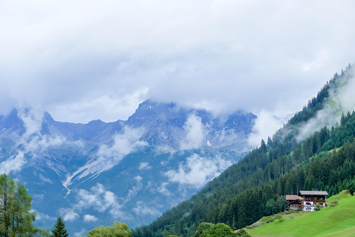 landscape in alps, beautiful photo digital picture