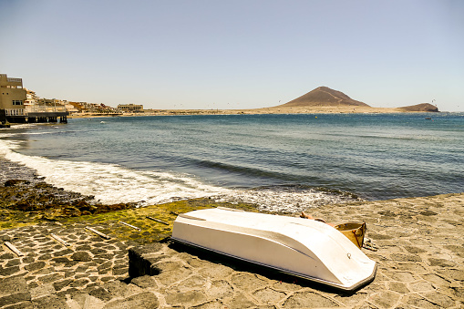 Los Cristianos beach in Tenerife, Canary Islands