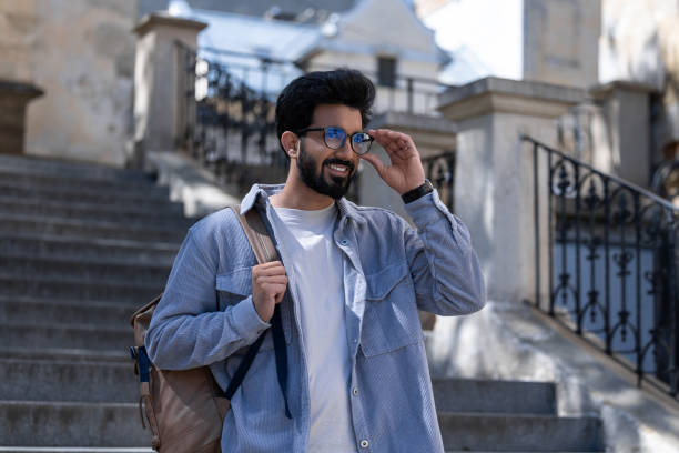 istock Bearded hindu man looking happy and excited 1835593320