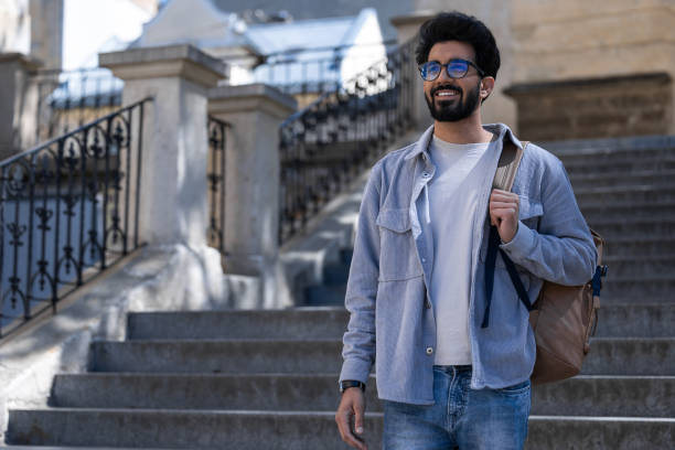 istock Bearded hindu man looking happy and excited 1835593881