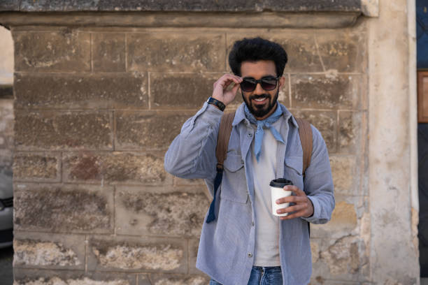 istock Young hindu man in eyeglasses feeling happy and contented 1835594420