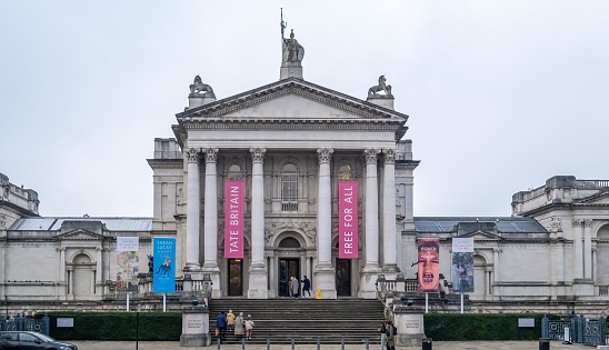 London, United Kingdom – December 02, 2023: The National Gallery of British Art in London, England, UK