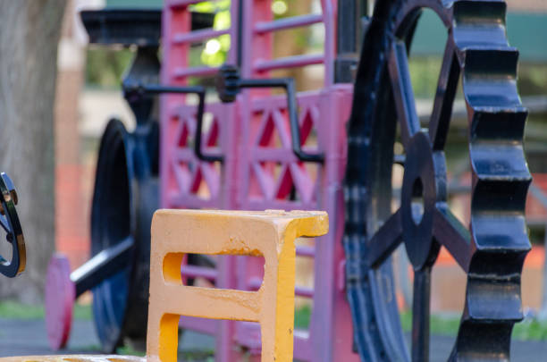 istock An abstract arrangement of objects in the park 1835618603