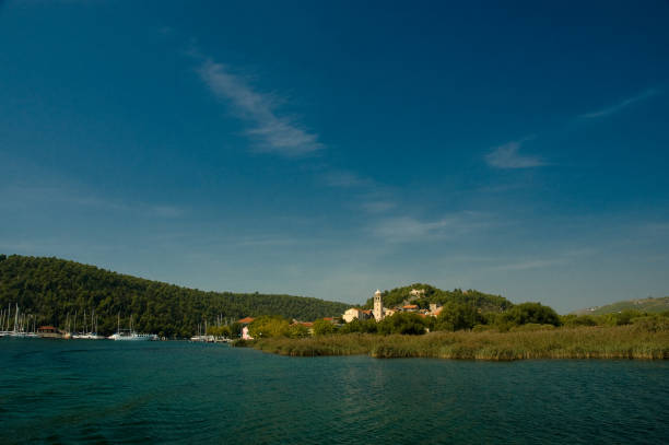 istock Krka river waterfalls in Croatia. 1835624984