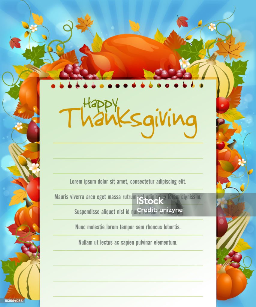 Thanksgiving Celebrations Background with Copy space Thanksgiving Celebrations Background with Copy space. Each elements in a separate layers. Very easy to edit vector EPS10 file. It has transparency layers with blend effects. Backgrounds stock vector