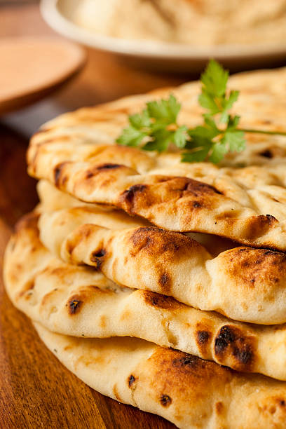 istock Homemade Indian Naan Flatbread 183564337