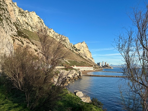 Beautiful Sandy Bay in Gibraltar