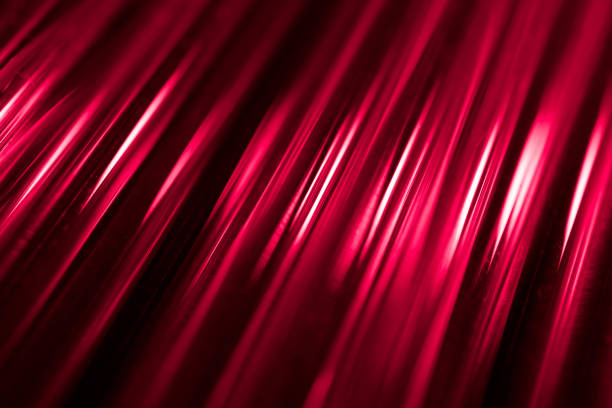 istock glowing optical red fiber in the dark 1835756580