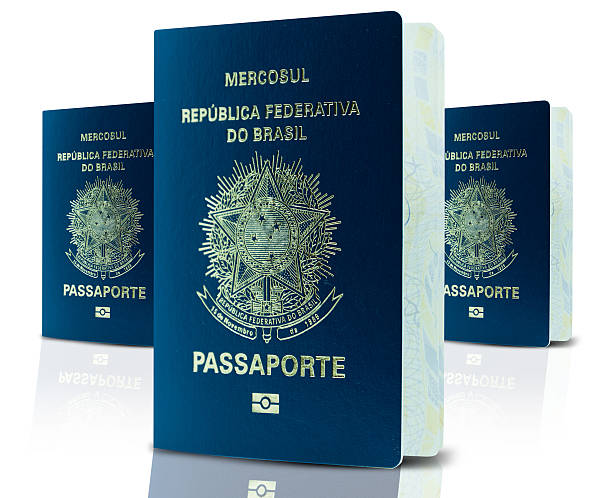 istock New Brazilian Passport isolated on white 183577813