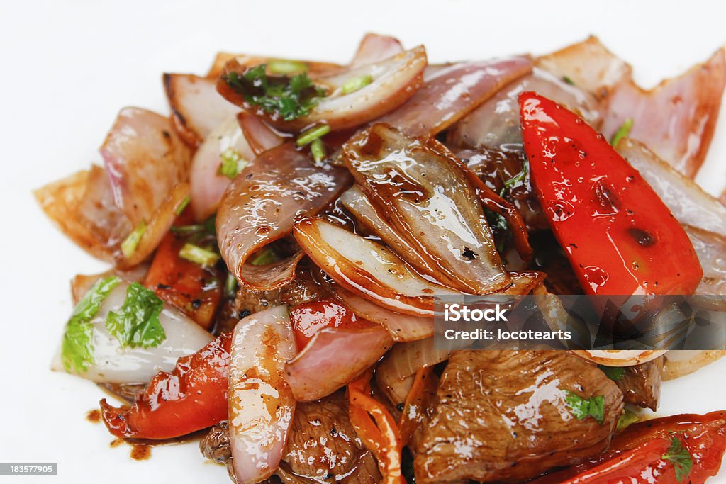 Carne y verduras - Foto de stock de Alimento libre de derechos