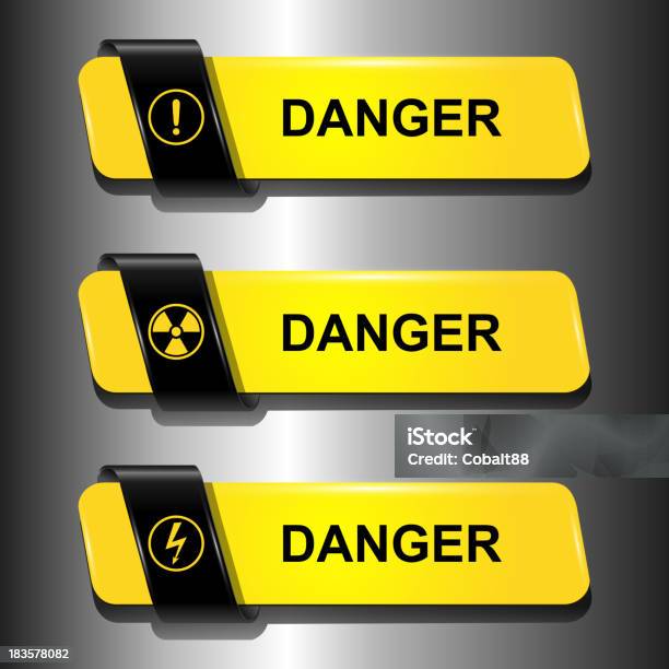 Danger Button Example Danger Buttons Stock Illustration - Download Image Now - Abstract ...
