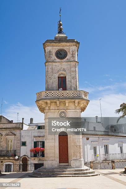 Torre Del Reloj Ceglie Messapica Puglia Italia Foto de stock y más banco de imágenes de Acontecimientos en las noticias