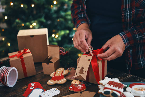 istock Decorated Christmas Cookies for Christmas Present 1835789159