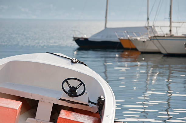 istock Boats In Harbour, Lake Como 183578966