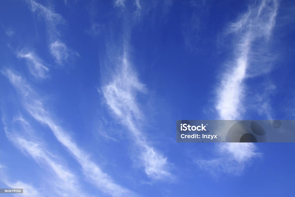 Blauer Himmel und weiße Wolken - Lizenzfrei Abstrakt Stock-Foto