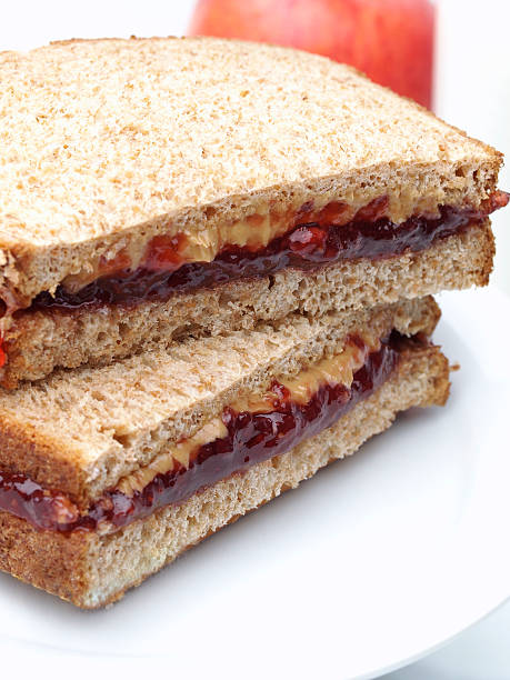 istock PB&J Sandwich on Whole Wheat 183579185
