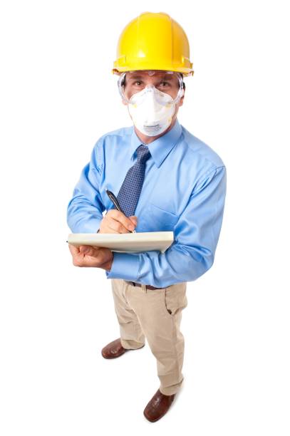 istock Construction Contractor Businessman Isolated on White Background 183579297