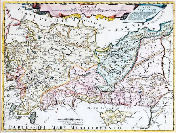 istock Antique Map Of Anatolia 183579348