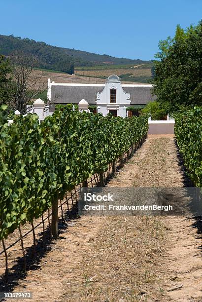 Cape Bodega Tradicional Foto de stock y más banco de imágenes de Arquitectura exterior - Arquitectura exterior, Franschhoek, Paarl