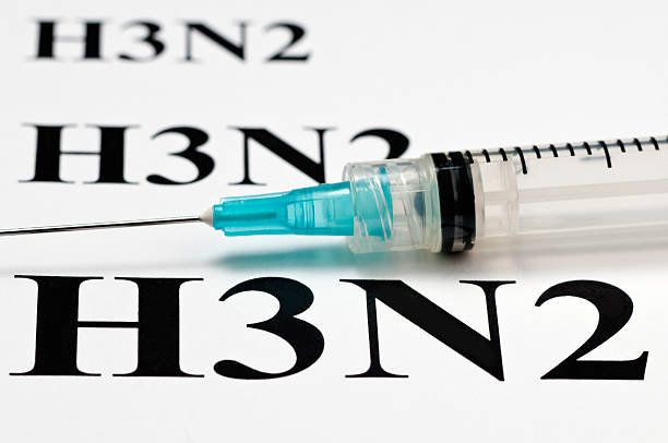 istock H3N2 Flu Shot, Vaccination close-up (cyan syringe) - III 183581017