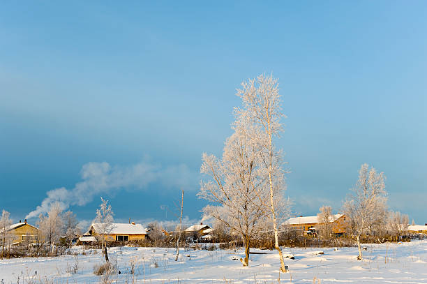 istock small chinese village in winter time 183581395