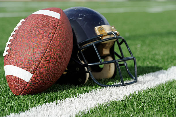 istock Football and Helmet 183581918