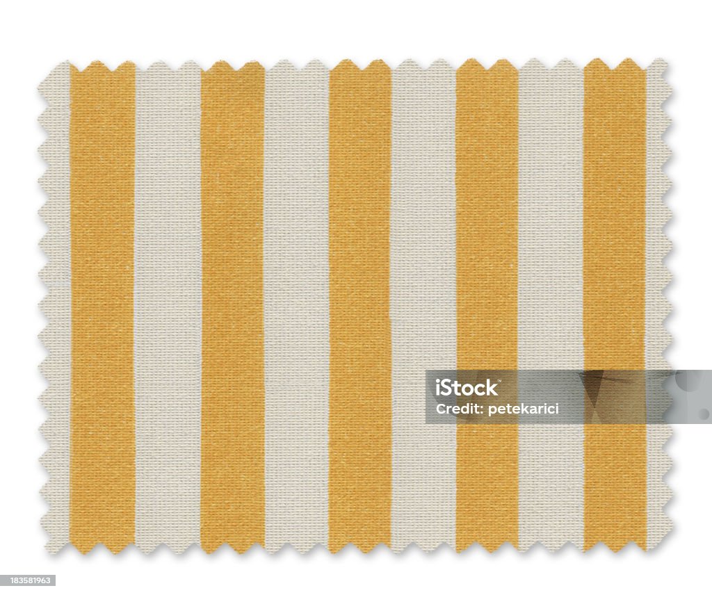 Amarelo listrado Amostra de Tecido - Royalty-free Amostra de Tecido - Têxtil Foto de stock