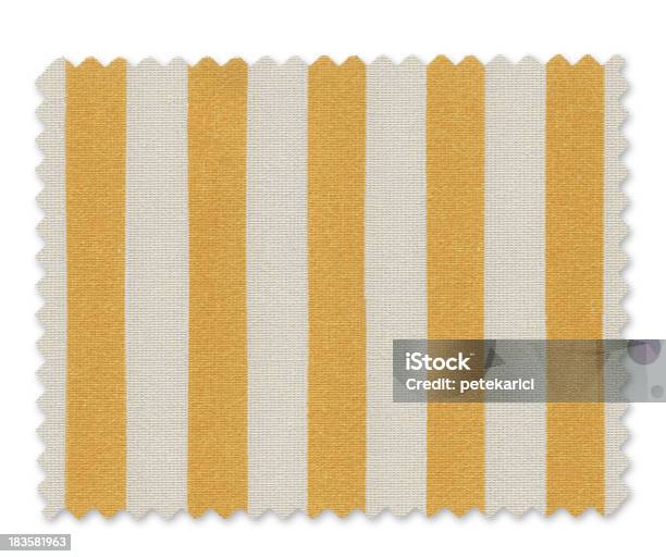 Amarelo Listrado Amostra De Tecido - Fotografias de stock e mais imagens de Amostra de Tecido - Têxtil - Amostra de Tecido - Têxtil, Figura para recortar, Algodão