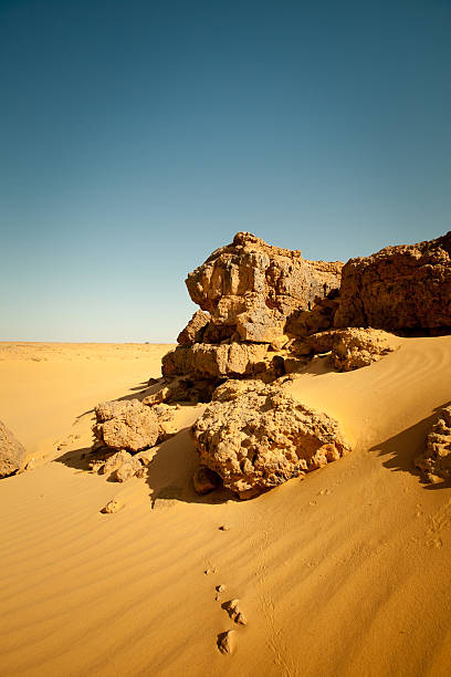 istock Desert rock landscape in Libyan Sahara 183582743