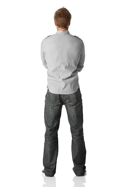 istock Back view of casual man 183582772