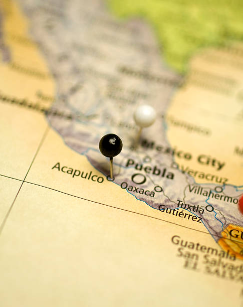 istock Map Of Acapulco Mexico 183582791