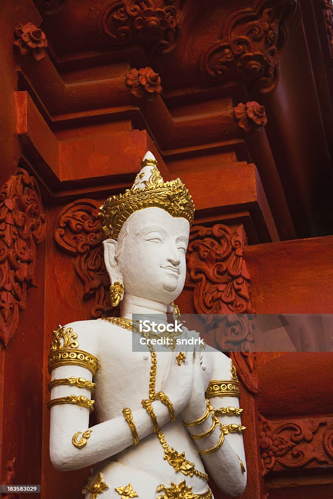 Porta di Tempio di Chiang Rai, Tailandia - Foto stock royalty-free di Asia